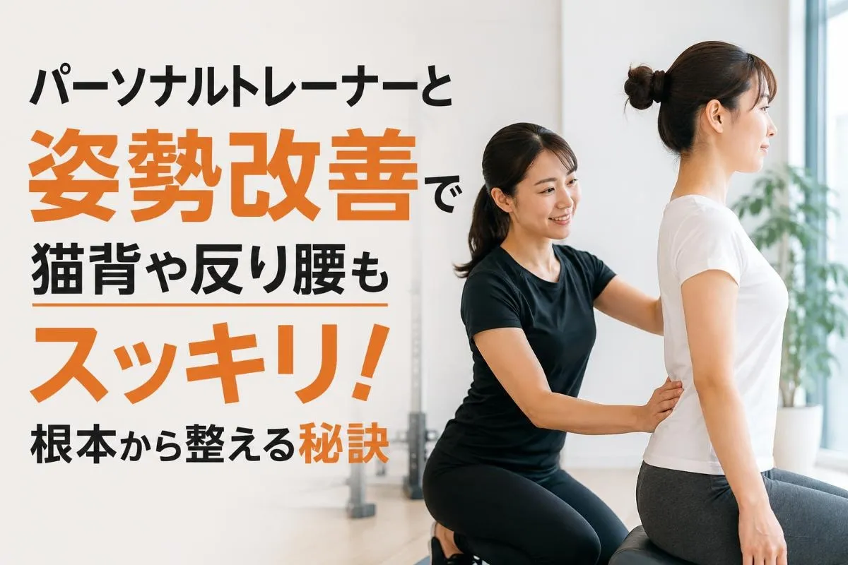 パーソナルトレーナーと姿勢改善で猫背や反り腰もスッキリ!根本から整える秘訣